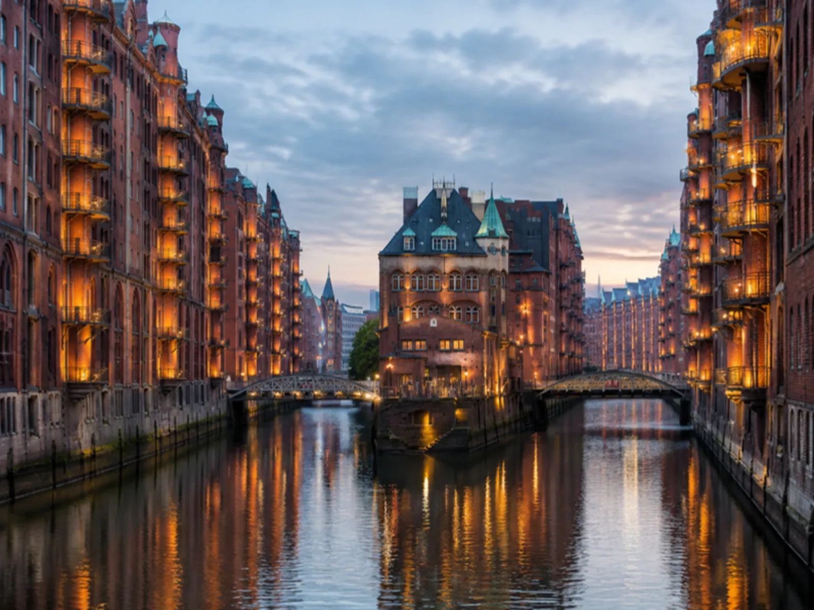 Speicherstadt (KI-generiertes Symbolbild)