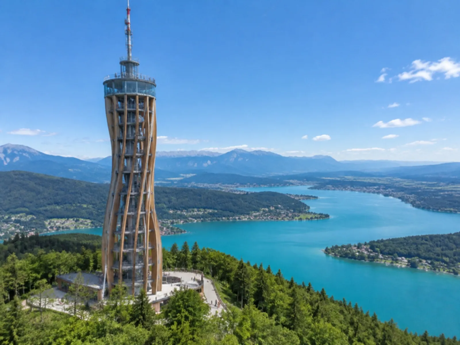 Pyramidenkogel (KI-generiertes Symbolbild)