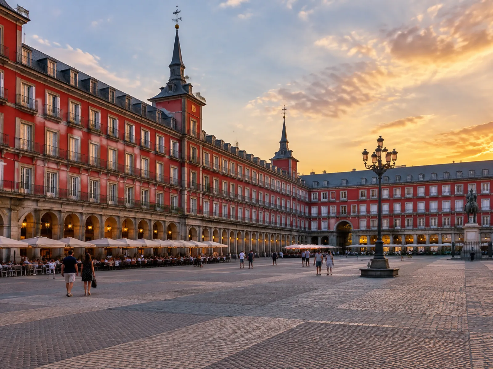 Plaza Mayor (KI-generiertes Symbolbild)