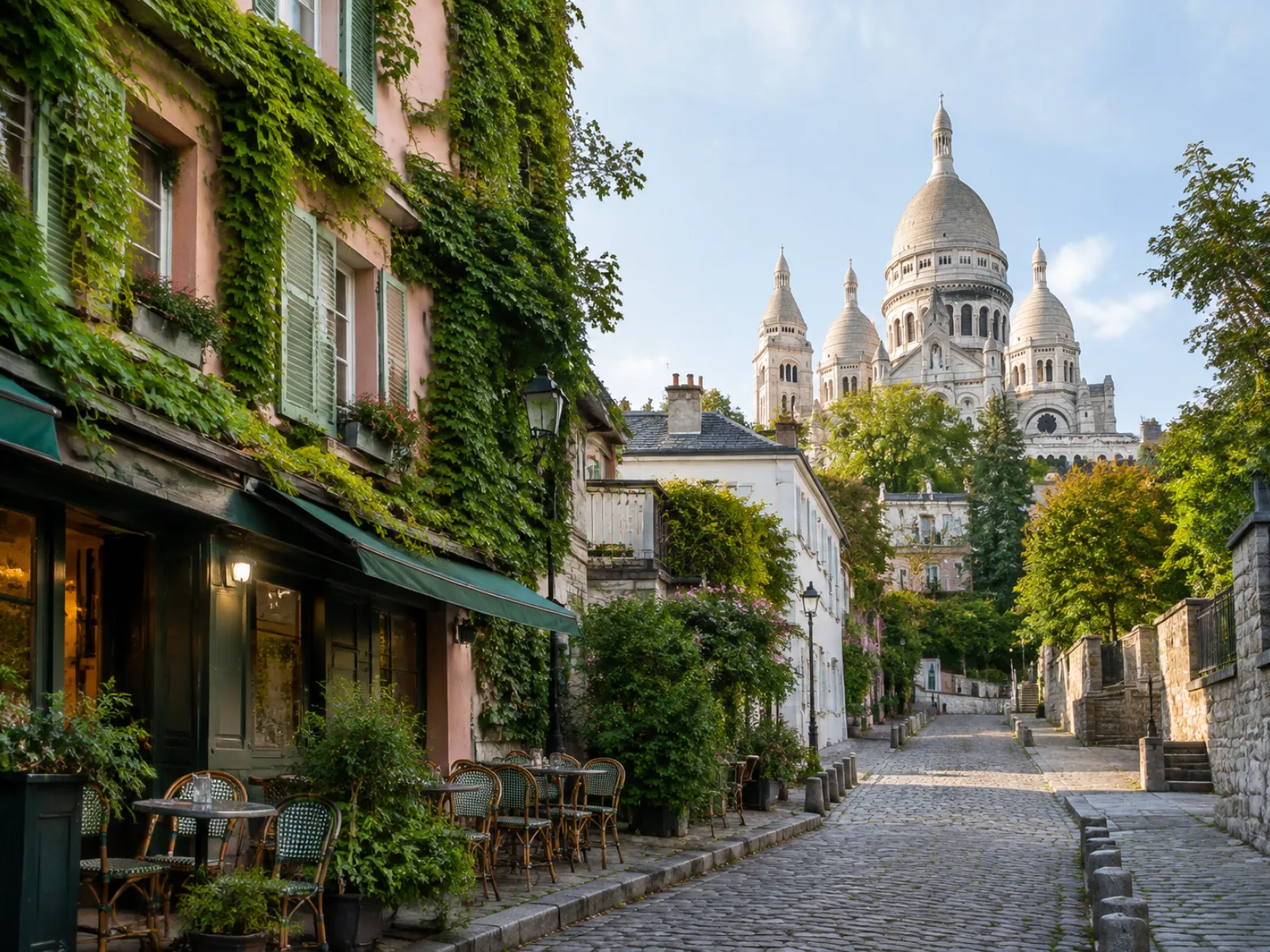 Montmartre & Sacré-Cœur (KI-generiertes Symbolbild)