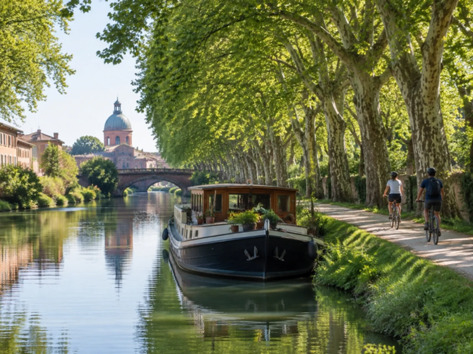 Canal du Midi (KI-generiertes Symbolbild)