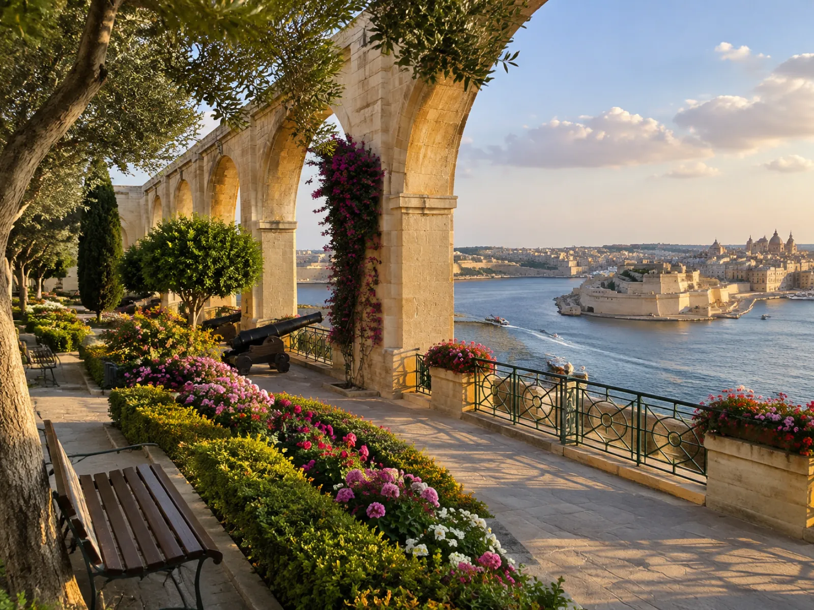 Upper Barrakka Gardens (KI-generiertes Symbolbild)